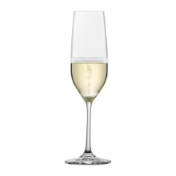 Silvesterparty<Schott Zwiesel Sektglas 4er-Set Forté mit Moussierpunkt klar