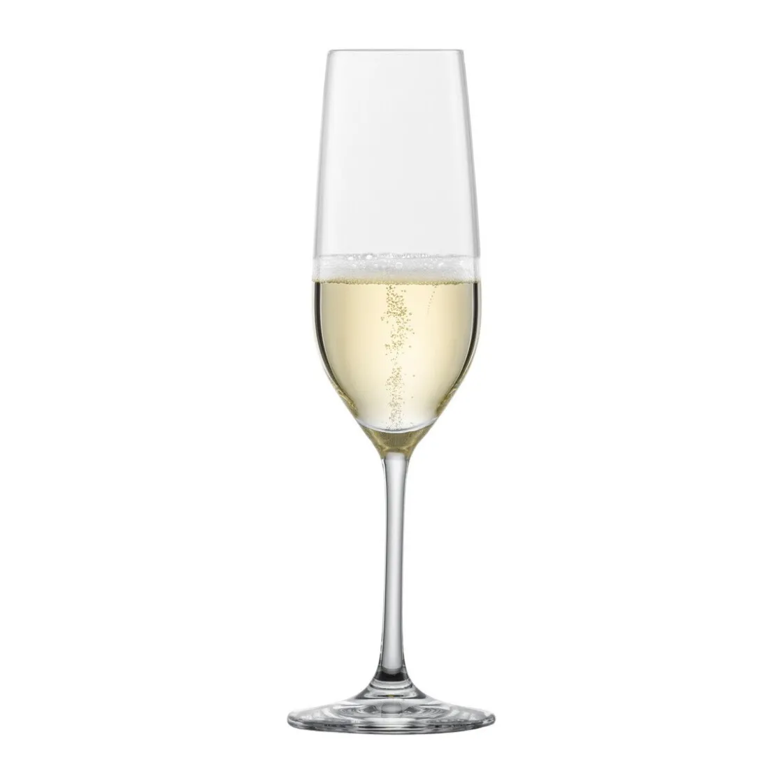 Silvesterparty<Schott Zwiesel Sektglas 4er-Set Forté mit Moussierpunkt klar