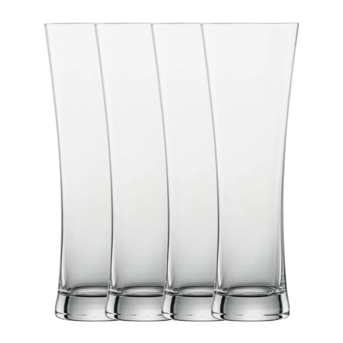 Weizenglas<Schott Zwiesel Weizenbierglas groß 4er-Set Beer Basic mit Moussierpunkt klar