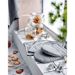 Södahl Mini-Ofenhandschuh 21x14 cm Organic Line Steingrau