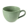 Kaffeetassen<Seltmann Weiden Kaffeeobertasse 0,26 l mit Relief Beat salbeigrün