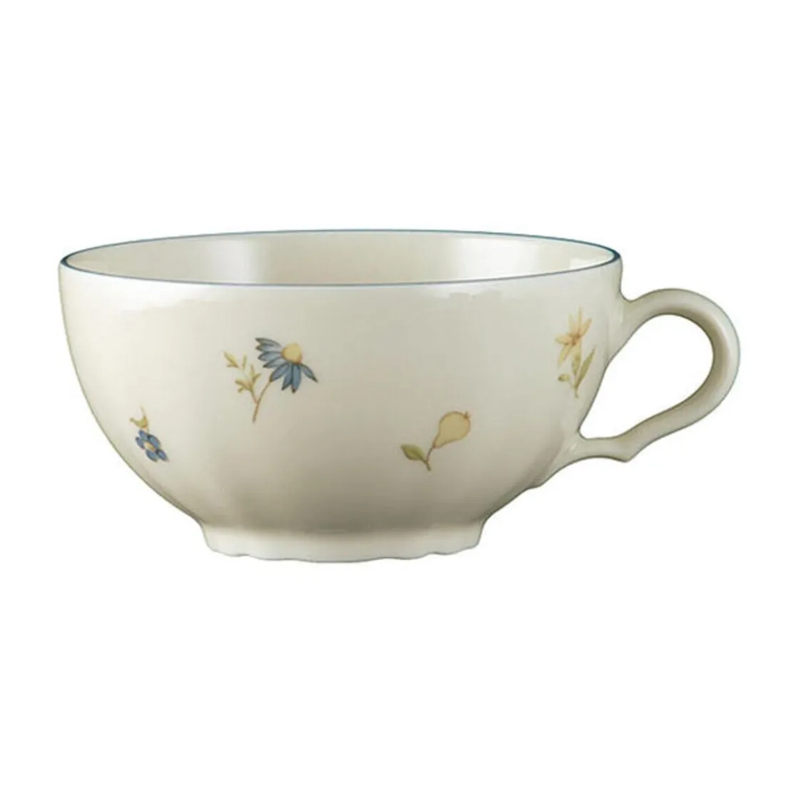 Teetassen<Seltmann Weiden Teetasse 0,14 l Marie-Luise Streublume blauer Rand