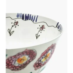 Schüsseln<Serax Schüssel 18 cm Midnight Flowers Anemone Milk Mauve