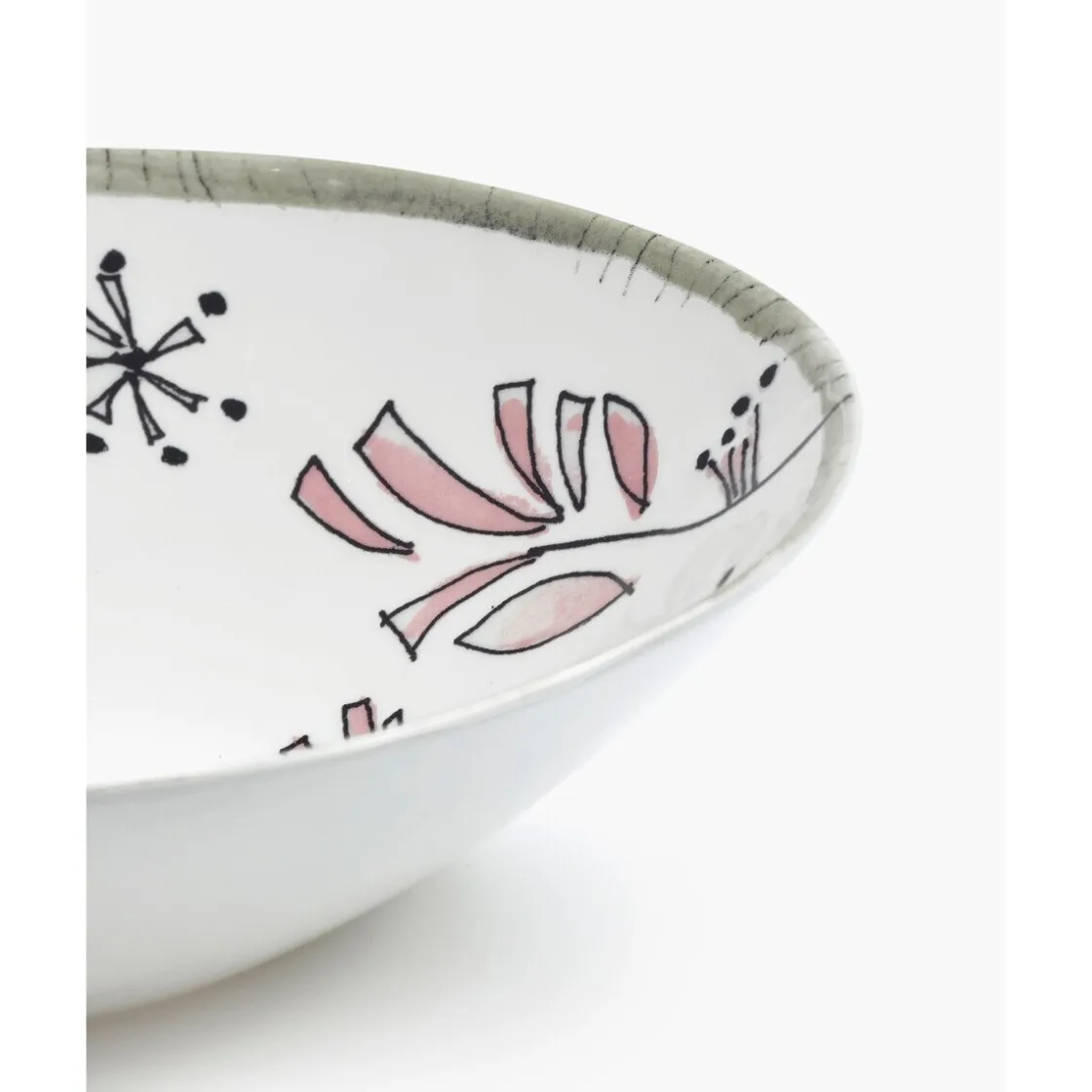 Serax Schüssel 18 cm Midnight Flowers Fiore Rosa