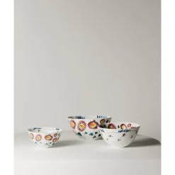 Serax Servierschüssel 22 cm Midnight Flowers Anemone Milk