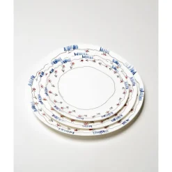 Serax Speiseteller 28 cm Midnight Flowers Anemone Milk