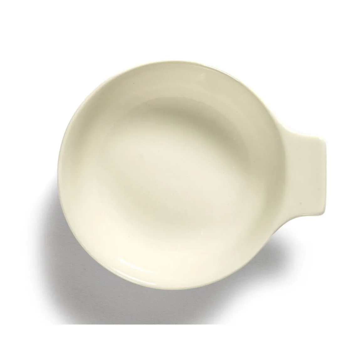 Serax Tapas-Teller L 13x11 cm Feast weiß/blaue Streifen