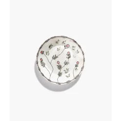 Serax Teller tief 22 cm Midnight Flowers Mirtillo Nude