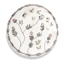 Servierplatten<Serax Vorspeisenteller 24 cm Midnight Flowers Mirtillo Nude