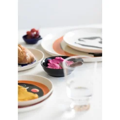 Serax Vorspeisenteller mit Gesicht 1 22 cm Feast bunt