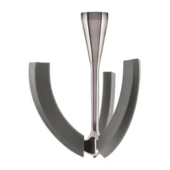Küchenmaschinen<Smeg Edelstahl-Quirl mit flexiblen Kanten zu Küchenmaschine