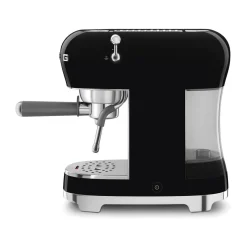 Espressomaschinen<Smeg Espressomaschine ECF02BLEU 50’s Style schwarz