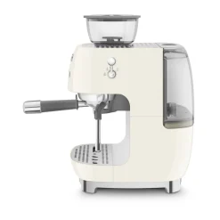 Smeg Espressomaschine mit Mahlwerk EGF03 2 Tassen 1650 W 50’s Style creme