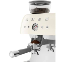 Smeg Espressomaschine mit Mahlwerk EGF03 2 Tassen 1650 W 50’s Style creme