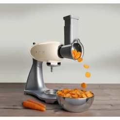 Smeg Gemüseschneider-Set für Küchenmaschinen 4-tlg. edelstahl