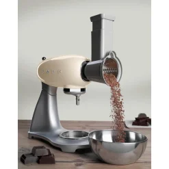 Smeg Gemüseschneider-Set für Küchenmaschinen 4-tlg. edelstahl