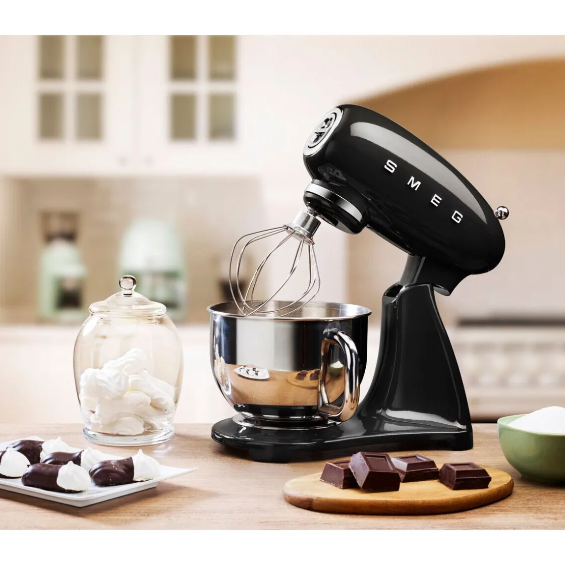 Smeg Küchenmaschine SMF03 4,8 l 800 W 50's Style schwarz