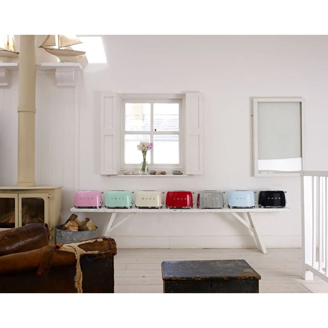 Kochwelt Entdecken|Bestseller<Smeg 2-Scheiben-Toaster TSF01 950 W 50's Style rot