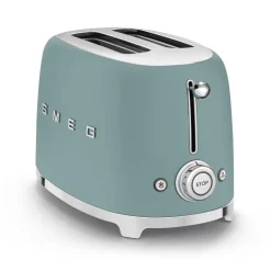 Toaster|Weihnachten<Smeg 2-Schlitz-Toaster TSF01 31 cm 950 W 50's Style emerald green