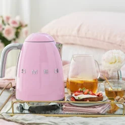 Kochwelt Entdecken<Smeg Wasserkocher KLF03 1,7 l 2400 W 50’s Style pink