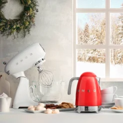 Kochwelt Entdecken|Bestseller<Smeg Wasserkocher KLF04 1,7 l 2400 W 50’s Style rot