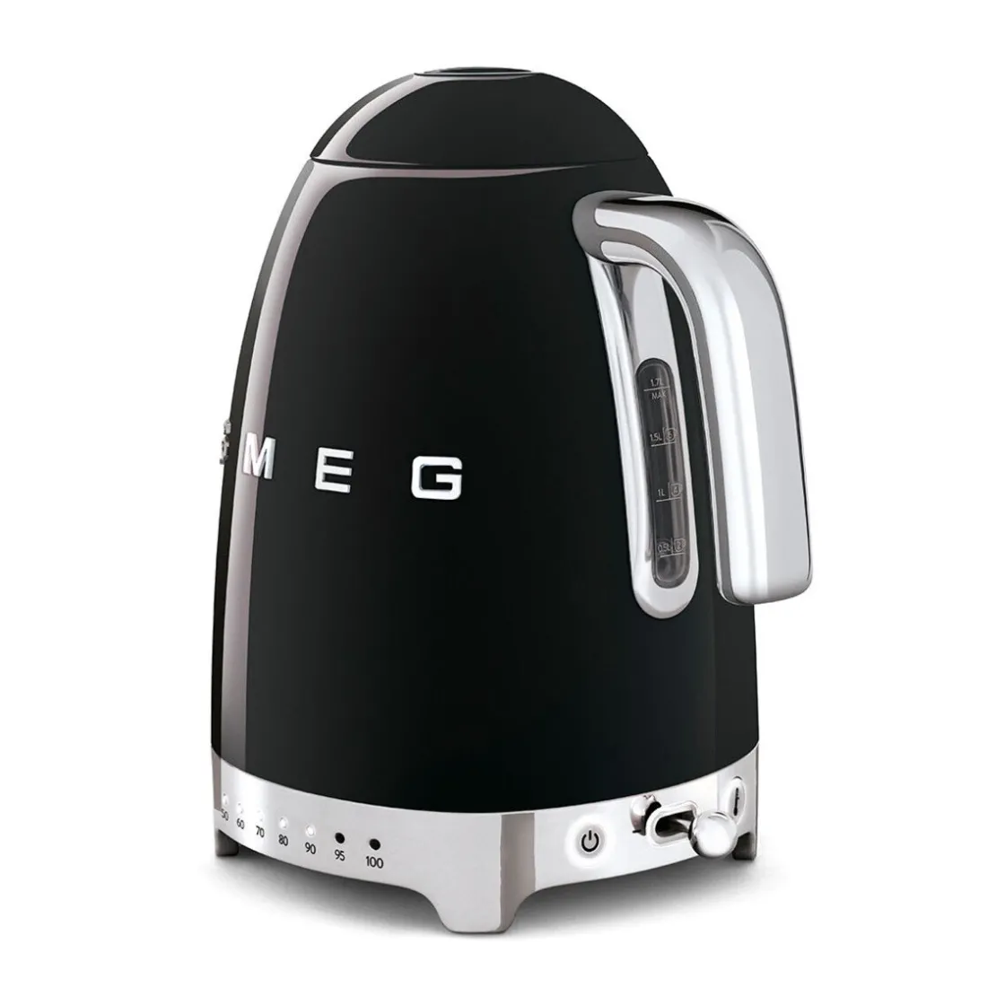 Kochwelt Entdecken<Smeg Wasserkocher KLF04 1,7 l 2400 W 50's Style schwarz