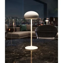 Sompex Akku-Tischleuchte 23 cm 1,9 W Pebble sand