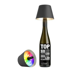 Sompex LED-Leuchte 11 cm 1,3 W Top 2.0 anthrazit mit RGB-Farbwechsel
