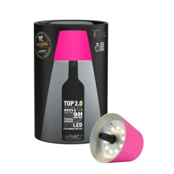 Muttertag<Sompex LED-Leuchte 11 cm 1,3 W Top 2.0 neonpink mit RGB-Farbwechsel