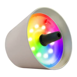 Muttertag<Sompex LED-Leuchte 11 cm 1,3 W Top 2.0 sand mit RGB-Farbwechsel