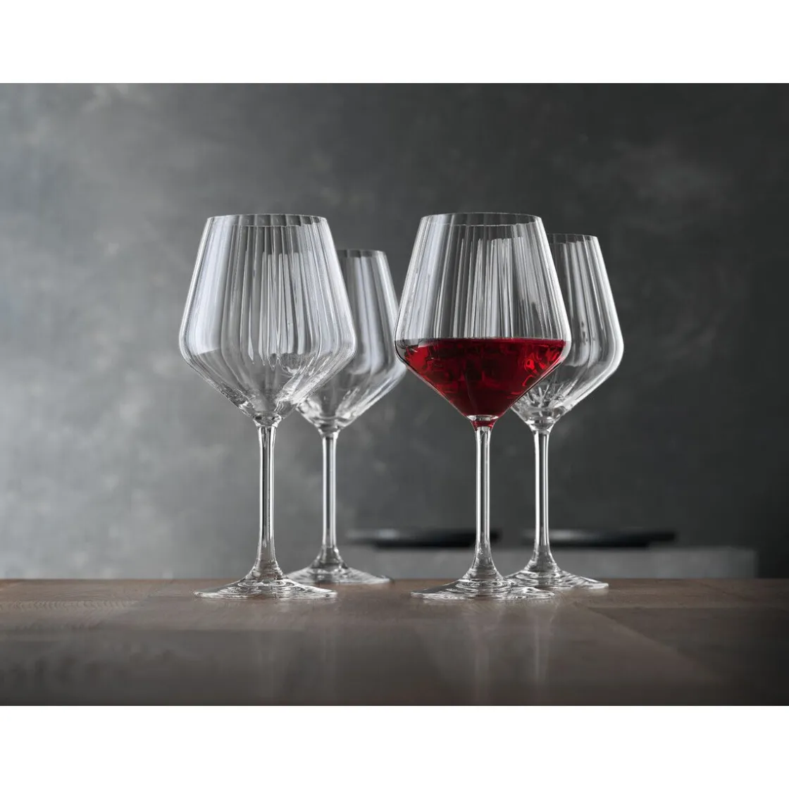 Rotweingläser<Spiegelau Burgunderglas 4er-Set Lifestyle klar
