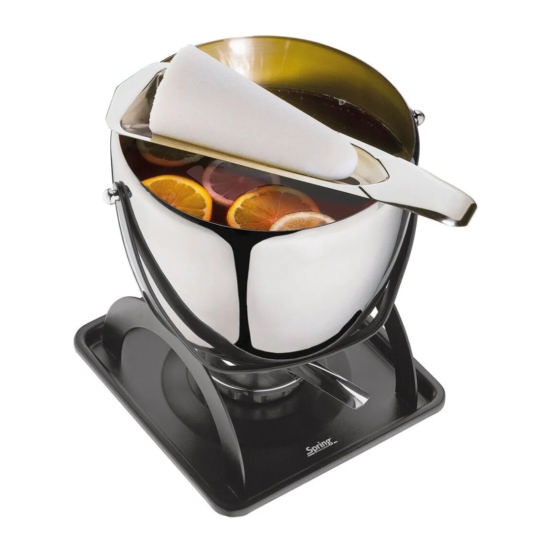 Spring Feuerzangenbowle-Set 4-tlg. Hot Drinks silber