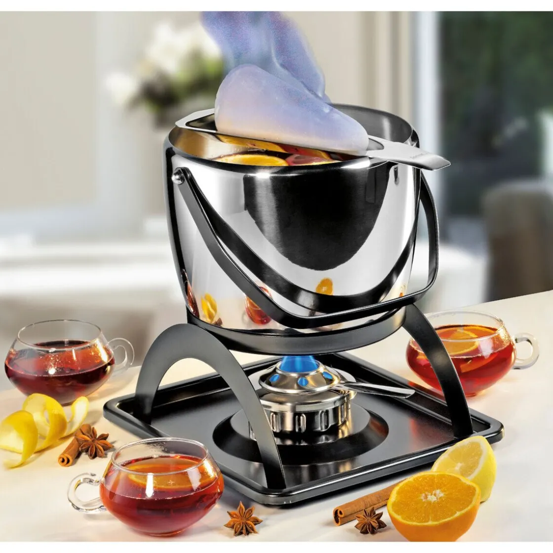 Spring Feuerzangenbowle-Set 4-tlg. Hot Drinks silber