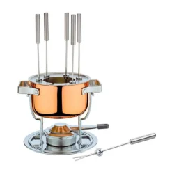 Spring Fonduegarnitur Davos Culinox 17 cm kupfer