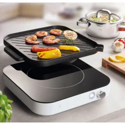 Kochwelt Entdecken<Spring Induktionsgrill-Kochplatte Spirit 33x28 cm Elektro Line schwarz