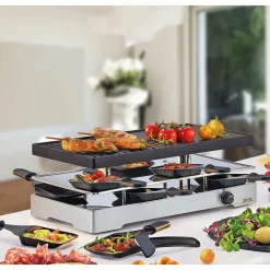 Kochwelt Entdecken<Spring Raclette für 8 43x22x15 cm Classic Duo edelstahl