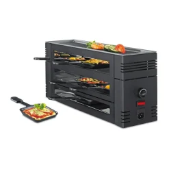 Pizza<Spring Raclette Pizza für 6 46x22x16 cm schwarz