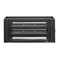 Raclette<Spring Raclette Pizza für 6 46x22x16 cm schwarz