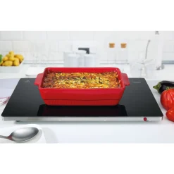 Kochwelt Entdecken<Spring Warmhalteplatte Professional 54x34 cm 230 W Elektro Line schwarz