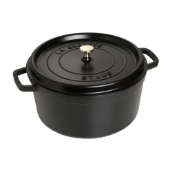 Staub Cocotte 30 cm schwarz