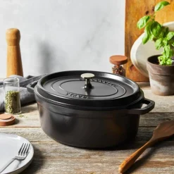 Kochwelt Entdecken|Bräter<Staub Cocotte 31 cm schwarz