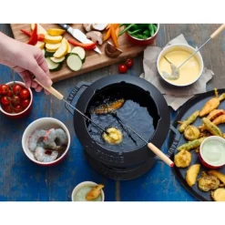 Staub Fondue-Set 10-tlg. schwarz