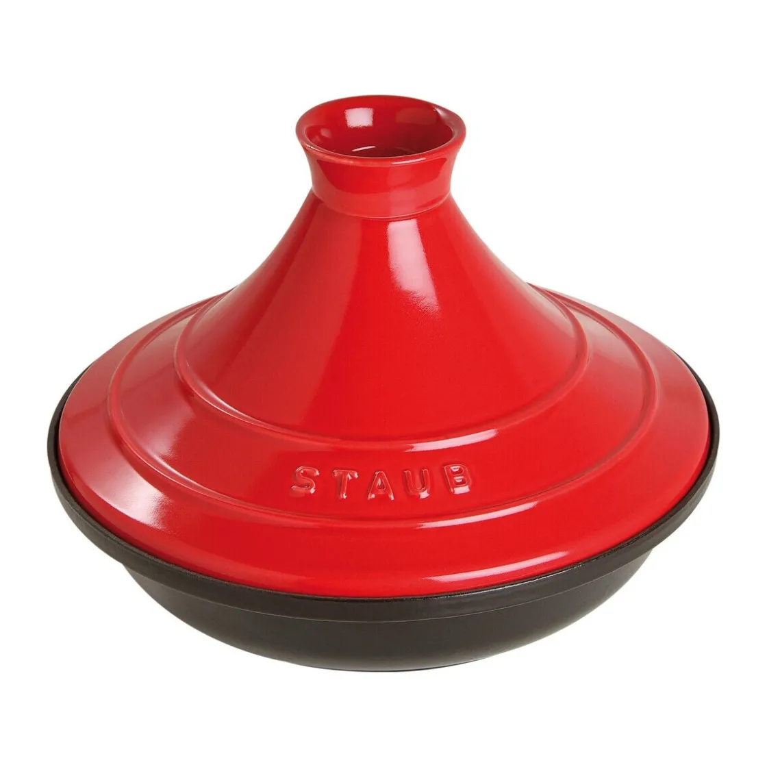 Kochwelt Entdecken<Staub Tajine 28 cm kirschrot
