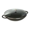 Pfannen|Kochwelt Entdecken<Staub Wok mit Glasdeckel 37 cm schwarz