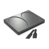 Stöckli Crêpes-Platte 29x20 cm zu Raclette PizzaGrill für 4 schwarz