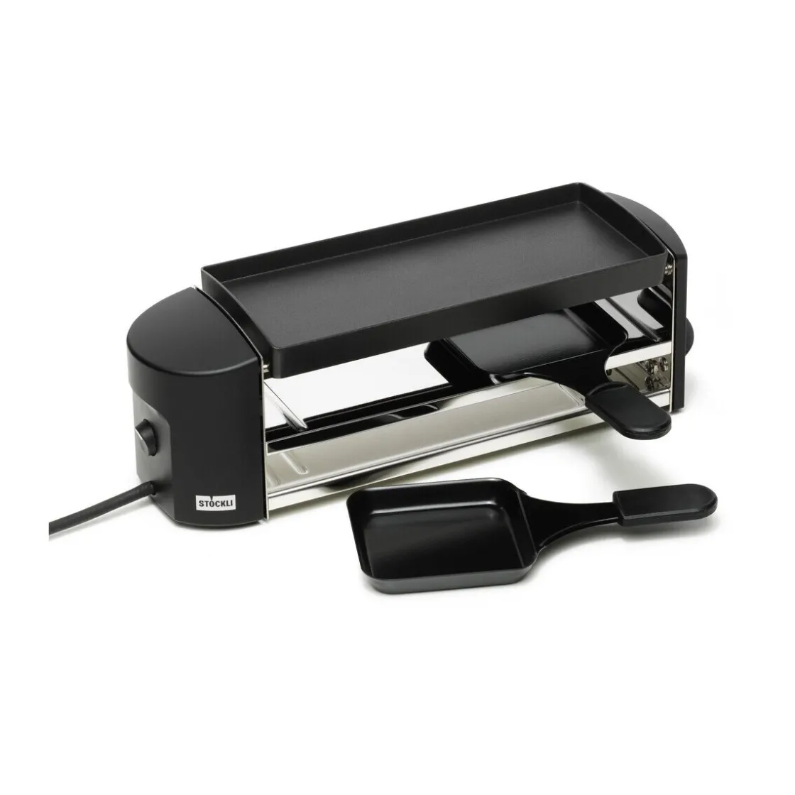 Stöckli Raclette Cheeseboard Twin für 2 35 cm anthrazit