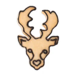 Städter Präge-Ausstecher Hirschkopf 6 cm silber