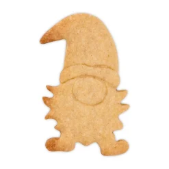 Plätzchen Ausstecher<Städter Präge-Ausstecher Wichtel 7 cm silber