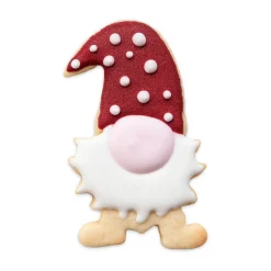 Plätzchen Ausstecher<Städter Präge-Ausstecher Wichtel 7 cm silber