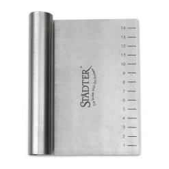 Brotbacken|Kochwelt Entdecken<Städter Profi Teigkarte Edelstahl 15x12 cm